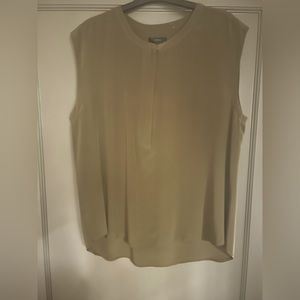 J Crew sleeveless blouse, silk